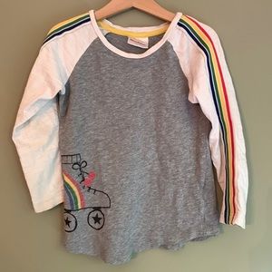 Hanna Andersson appliqué tee - kids size 5